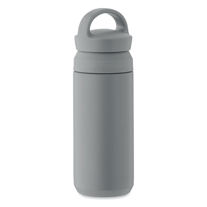 Gourde 320 ml personnalisable inox recyclé Onyx gris pierre